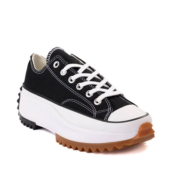 Converse Shoes - Converse Run Star Hike Lo Platform - Black/ White/Gum Mens 7/Womens 8.5 B63